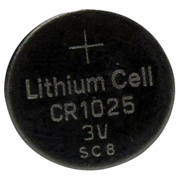 Ultralast 3V 30mAh Lithium Coin Cell Battery for Energizer ECR1025 & Eveready CR1025 UL392428